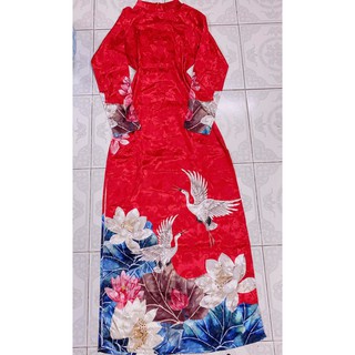 Áo dài hạt đỏ