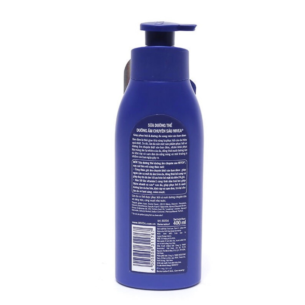 Sữa Dưỡng Thể Dưỡng Ẩm Chuyên Sâu Nivea (400ml)