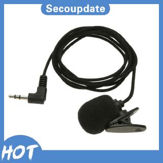 Micro thu âm cài áo mini kết nối 3.5mm có bông lọc âm