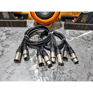 Dây 2 đầu Canon Hitachi Nhật bãi lõi mạ bạc chống nhiễu tốt dài 1m