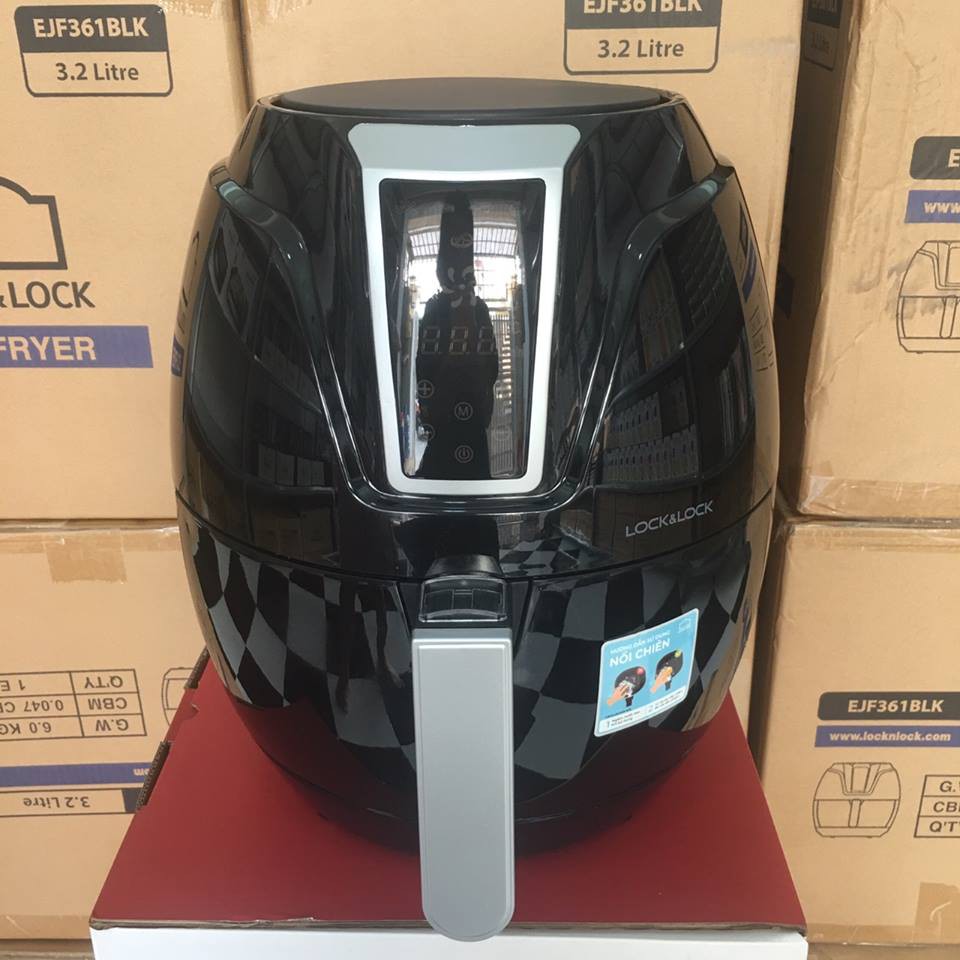 Bếp chiên không dầu Lock&lock EJF361BLK