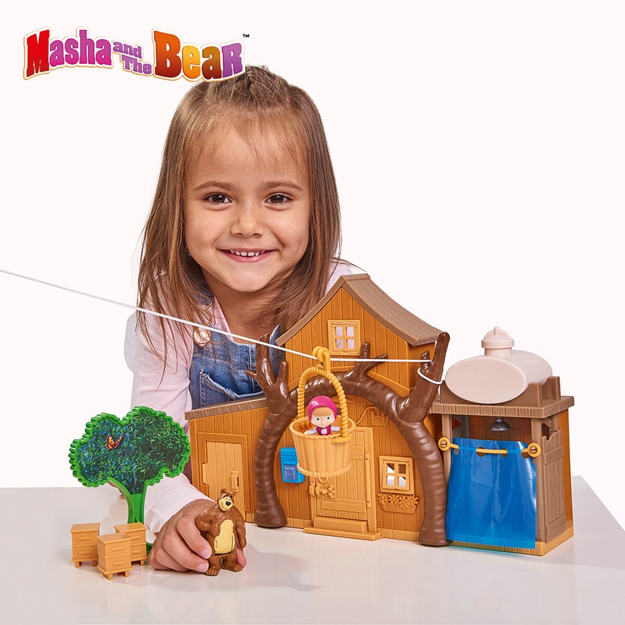 Đồ Chơi Ngôi Nhà Gấu MASHA AND THE BEAR Masha Play Set ''Big Bear House'' 109301032 - Simba Toys Vietnam