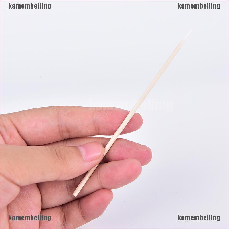 (Hàng Mới Về) Bộ 100 Tăm Bông Trang Điểm Bằng Gỗ Chất Lượng Cao