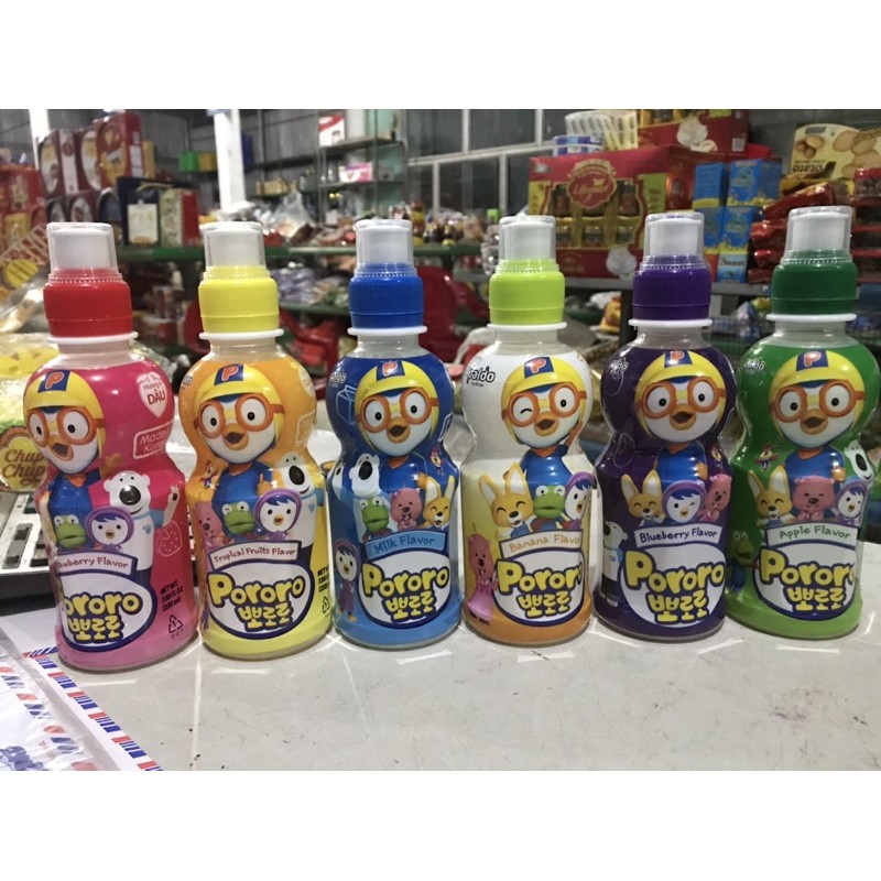 ( Chính hãng) Nước trái cây PORORO HÀN QUỐC - 6 vị 235ml