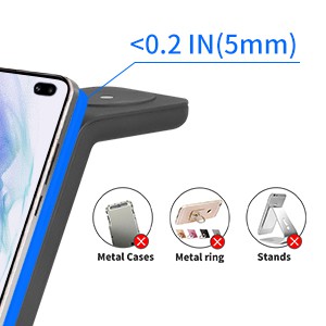 Đế sạc không dây 3 trong 1 cho đồng hồ điện thoại thông minh 3 trong 1