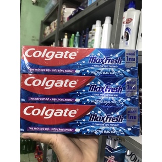Kem đánh răng Colgate Maxfresh thổi bùng sảng khoái 180g( giá bao bì 37,000)combo 2