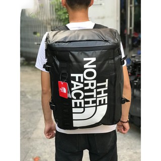 Ba lô Du Lịch Chống Nước The North Face Fuse Box - màu Đen Chữ Trắng