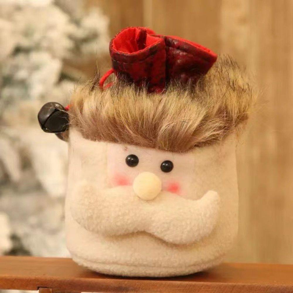 Túi Dây Rút Đựng Kẹo Giáng Sinh Dễ Thương Cho Bé