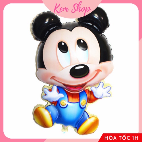 Bóng Hình Chuột Mickey Trang Trí Sinh Nhật Cho Bé Trai Bé Gái - K190