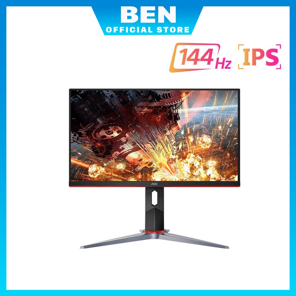 Màn hình AOC 24G2 / 27G2 24 inch IPS 144 Hz Gsync compatible chuyên gaming