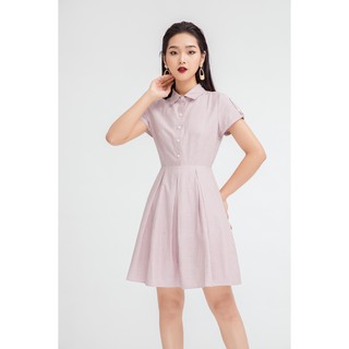Đầm xòe ngắn tay cổ đúc - 20Again