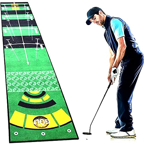 New 2022 - Hàng nhập khẩu loại 1 - COMBO 02 sản phẩm Thảm PUTT + Gậy GOLF cho người chơi GOLF