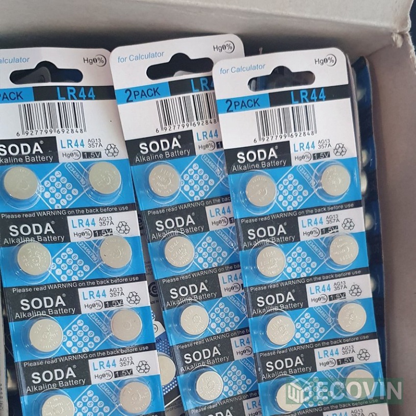Pin Cúc Áo - Sử dụng phổ biến trong các thiết bị điện tử gia dụng như đồng hồ điện tử, máy tính bỏ túi. Sử dụng an toàn