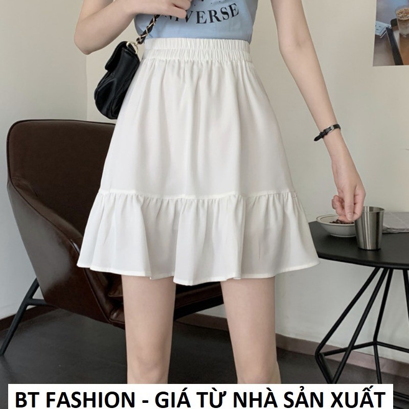 Chân Váy Voan Thời Trang BT Fashion (VA1- ĐUÔI CÁ XUÔNG) - Có quần lót bên trong