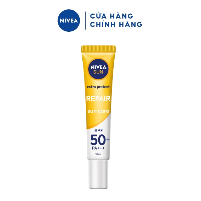 Tinh chất chống nắng dưỡng trắng phục hồi da Nivea SFP50+ PA+++ (30ml) - Kem chống nắng