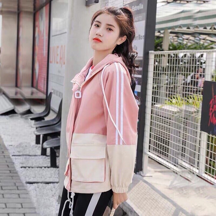 Áo khoác dù túi hộp