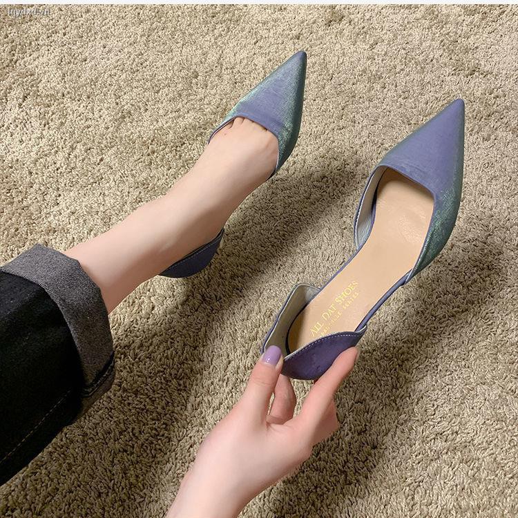 Giày Cao Gót Mũi Nhọn Thời Trang Hè 2020 Dành Cho Nữ