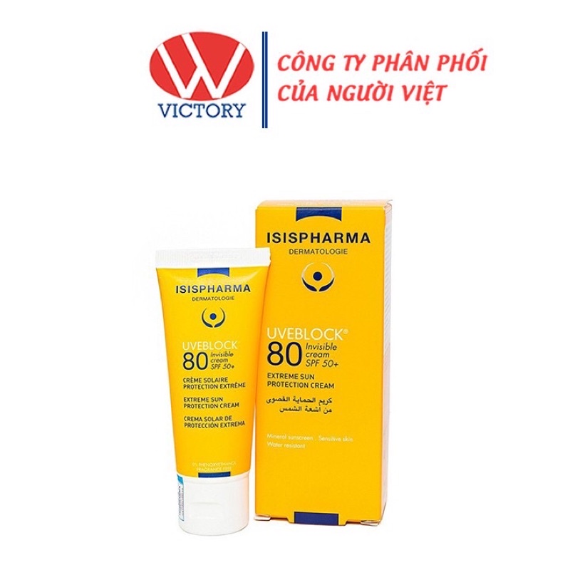 ✅Kem chống nắng ISIS PHARMA UVEBLOCK SPF 80