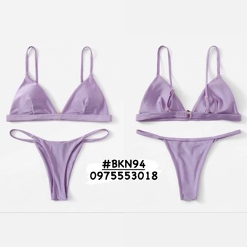 [BKN94] &lt;ÂU&gt; SET BIKINI TRIANGLE TÍM LILAC (10 MÀU)