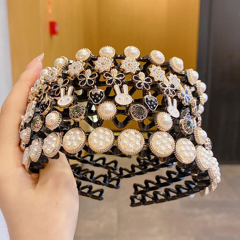 Cài tóc đính ngọc trai giả thời trang Hàn Quốc cao cấp