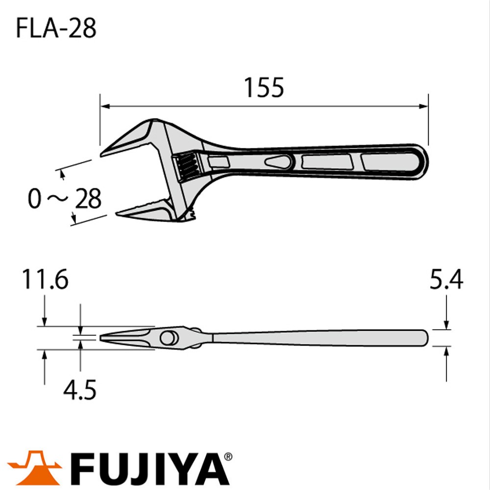 Mỏ lết Fujiya FLA-28-F