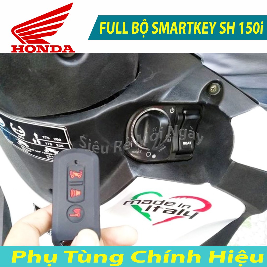 Full Bộ Smartkey chống trộm Cho Honda SH 150i