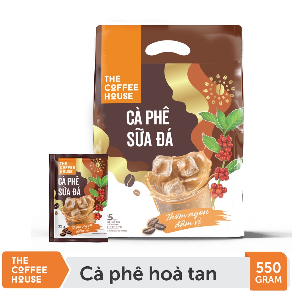 Cà phê sữa đá hòa tan The Coffee House - 25 gói x 22gr | WebRaoVat - webraovat.net.vn