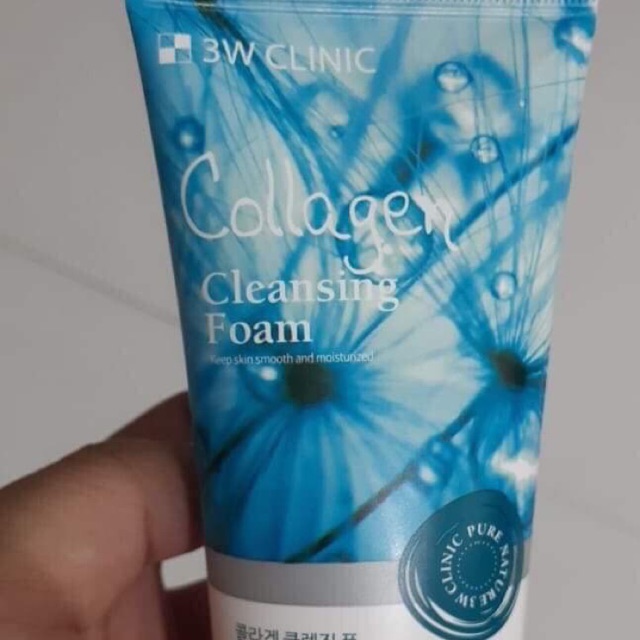 Sữa rửa mặt Collagen 3W Clinic Collagen Cleansing Foam 100ml