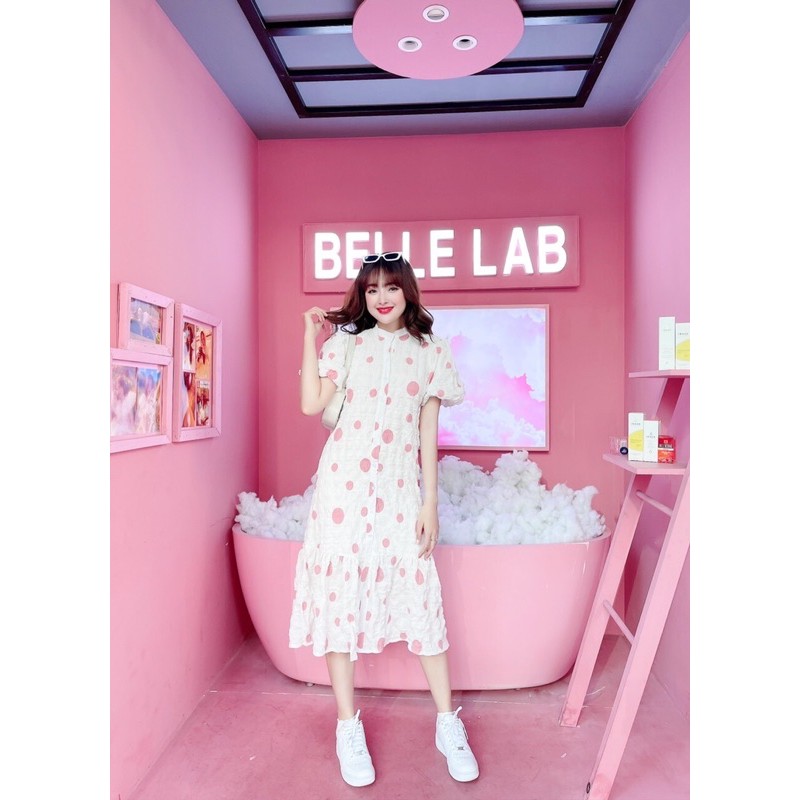 Đầm chấm bi