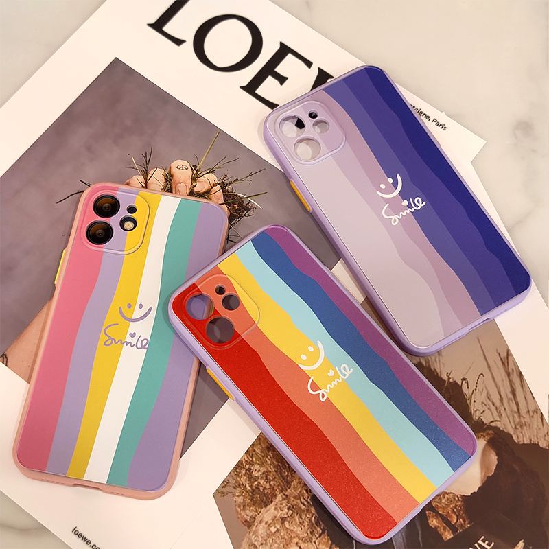 CASE VIVO Y73 Y75 V23 V23E V20 SE PRO Y20 Y20S Y20i Y50 Y30 Y30i V19 V17 V15 S1 PRO V9 Y19 Y17 Y15 Y12 Y12S Y95 Y93 Y91 Colorful rainbow case