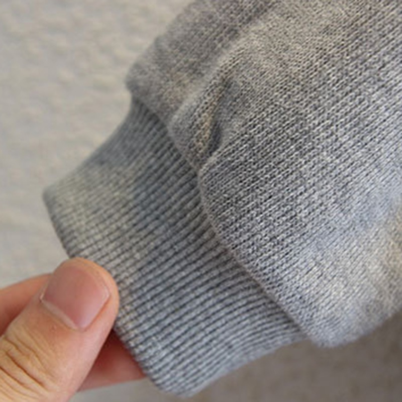 Set quần áo 2 món gồm áo dài tay + quần dài dáng rộng phong cách đường phố cho bé