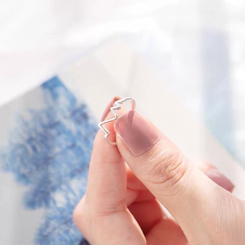 Nhẫn nữ bạc TIỆM CỦA MAX có thể điều chỉnh size nhiều mẫu