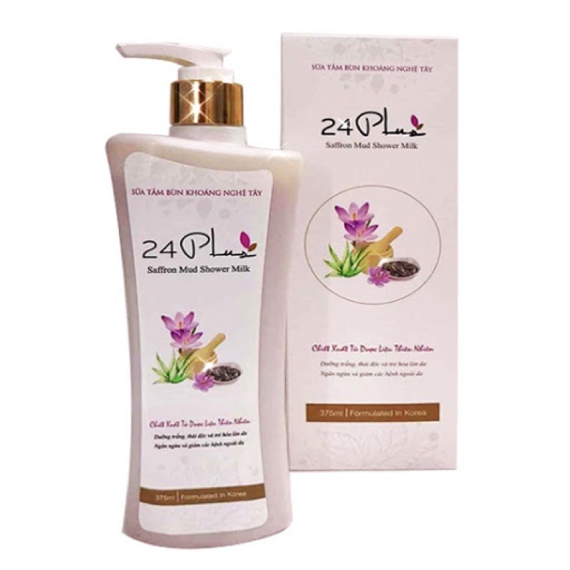 Sữa Tắm Bùn Khoáng Nghệ Tây 24 Plus (375ml)