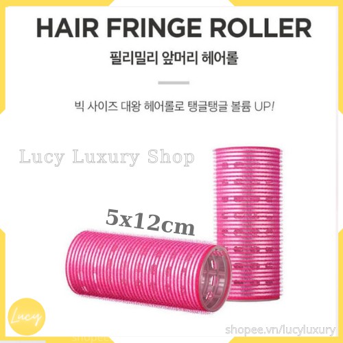 [SẴN] Lô cuốn tóc cỡ lớn, size to tự dính lõi nhôm chuẩn Hàn Quốc