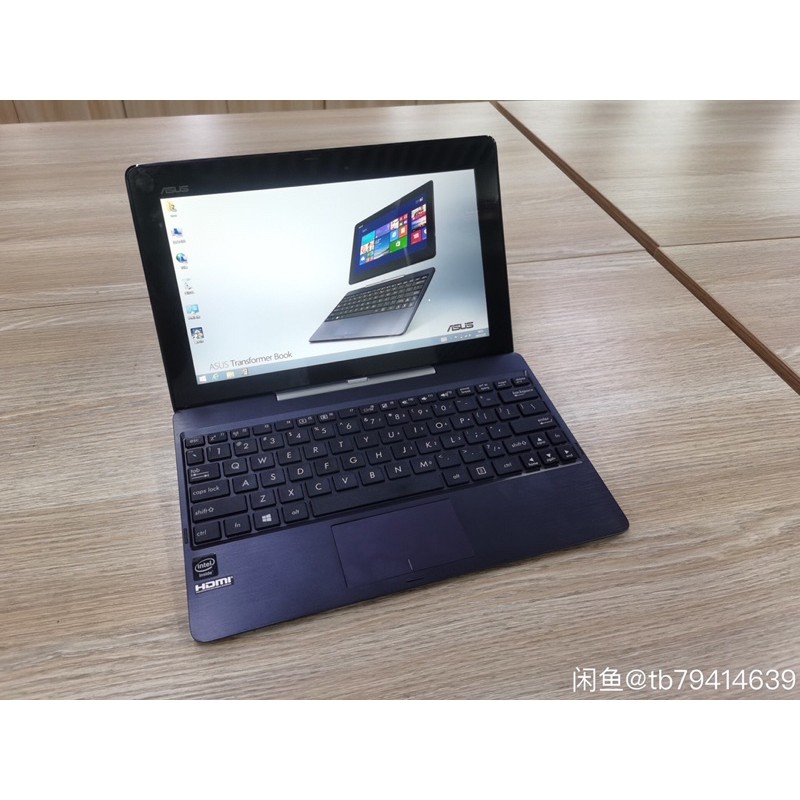 Laptop 2 trong 1 kiêm máy tính bảng ASUS Transformer Book T100TA màn hình cảm ứng, windows 8 chạy nhanh | BigBuy360 - bigbuy360.vn