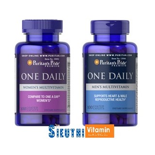 [CHÍNH HÃNG] Set 1 lọ Vitamin tổng hợp cho nam giới và 1 lọ Vitamin tổng hợp cho nữ giới Puritan's Pride Men and Women