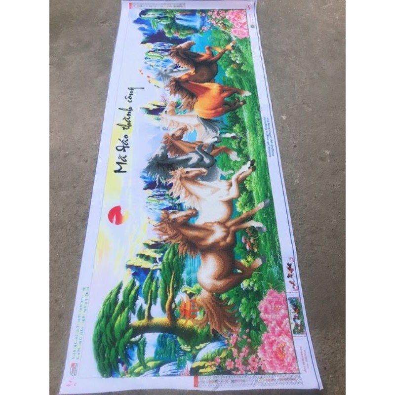 tranh đính đá mã đáo thành công df054 (188×75)