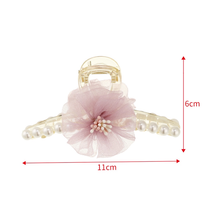 Giá Đỡ Kẹp Tóc Hình Hoa Đính Ngọc Trai Thời Trang Hàn Quốc