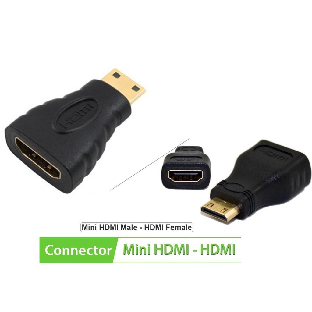 [FREESHIP] ĐẦU CHUYỂN ĐỔI HDMI NHỎ, TRUNG RA HDMI LỚN