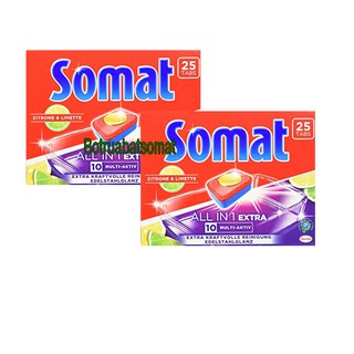 Viên Rửa Chén Somat 10 in 1- Combo 2 hộp (Hàng nhập Đức )