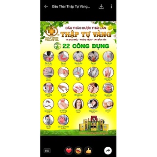 dầu thập tự vàng thái lan