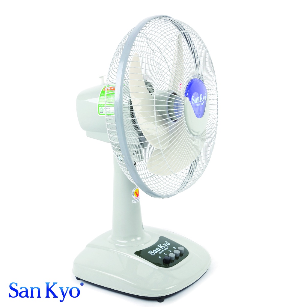 Quạt Bàn B300 - Sankyo - Động Cơ Motor Dây Đồng - Cỡ Vừa 12 Inch
