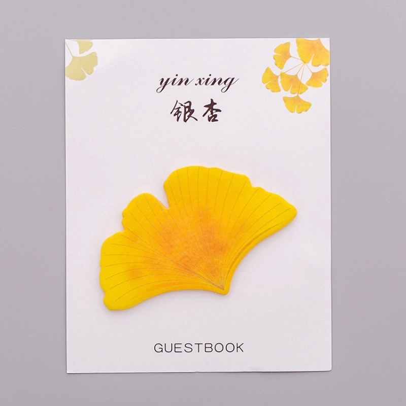 Giấy Ghi Chú Hình Chiếc Lá Xinh Xắn