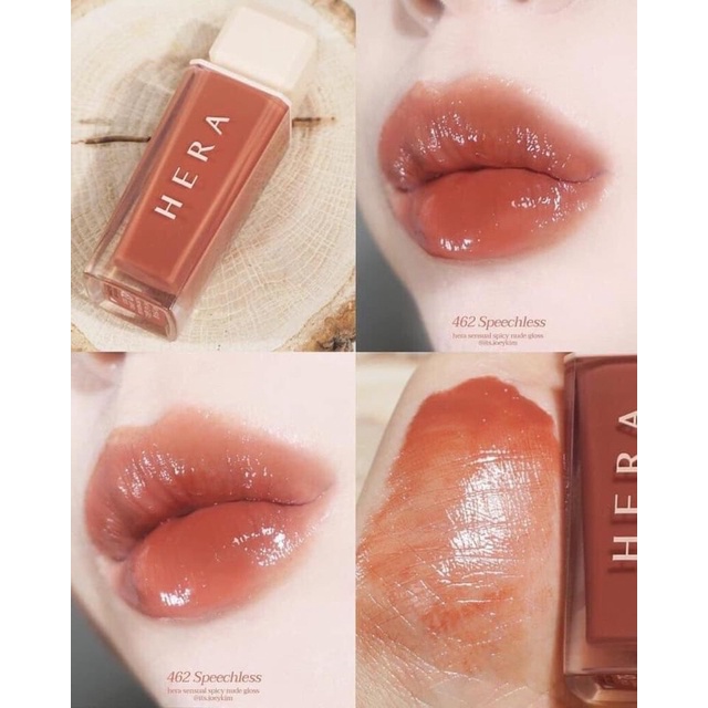 SON BÓNG HERA SENSUAL SPICY NUDE GLOSS HÀN QUỐC 462 - 422 - 382