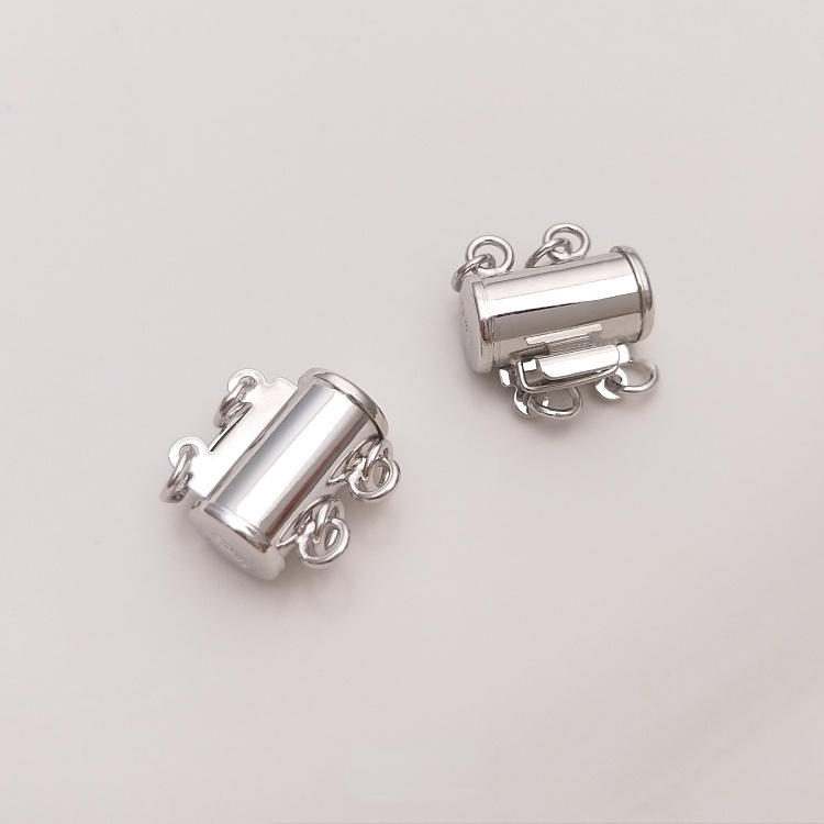 Khóa Ống Dài Mạ Vàng Hồng 18K Nhiều Khóa diy Làm Vòng Cổ