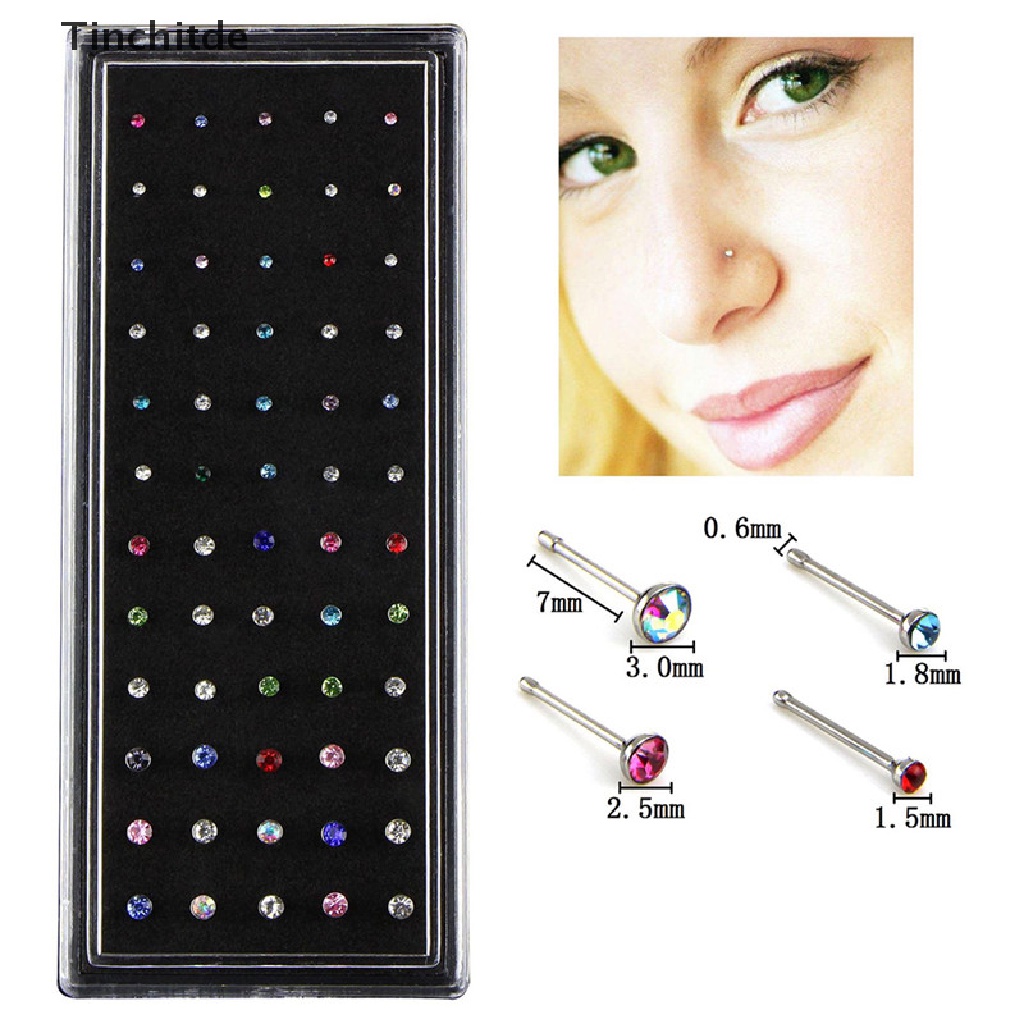 Bộ 60 Viên Đá Pha Lê Thép Không Gỉ Mới