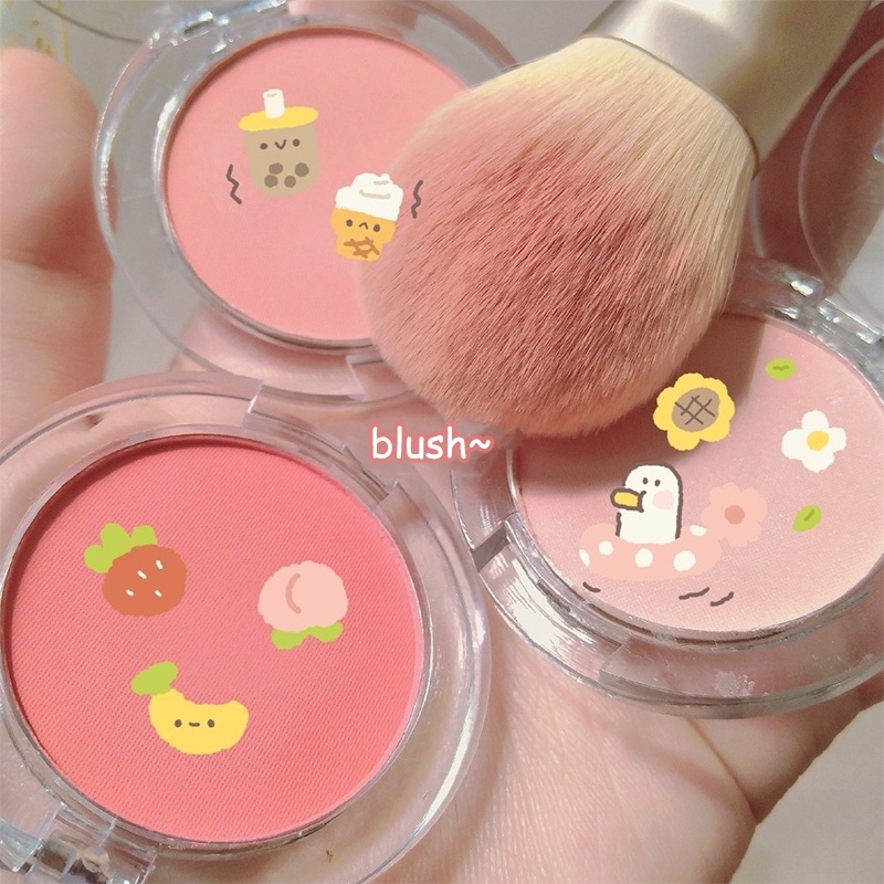 Phấn Má Hồng Đơn Sắc LAMEILA Độ Bóng Cao Màu Nude Tự Nhiên Làm Sáng Tông Màu Da