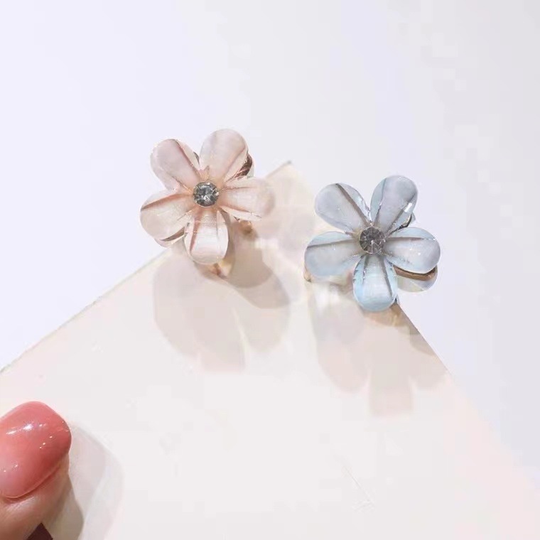 Kẹp Tóc Đính Đá Hình Bông Hoa Mini Xinh Xắn Kích Thước 2022