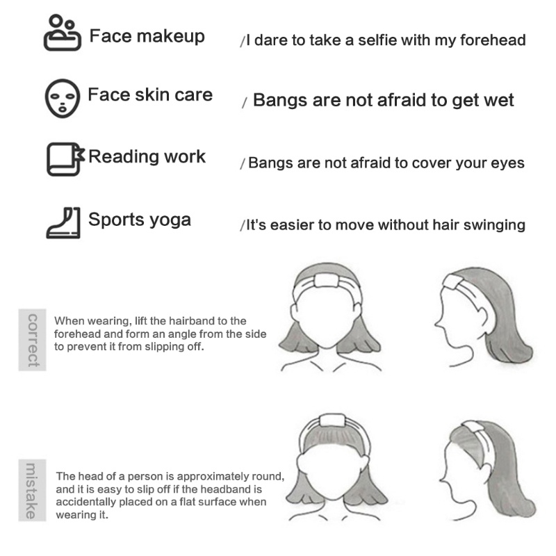 Băng Đô Cài Tóc Rửa Mặt / Trang Điểm Hình Sừng Hươu Bằng Vải Bông Mềm Mại Dùng Hóa Trang / Chụp