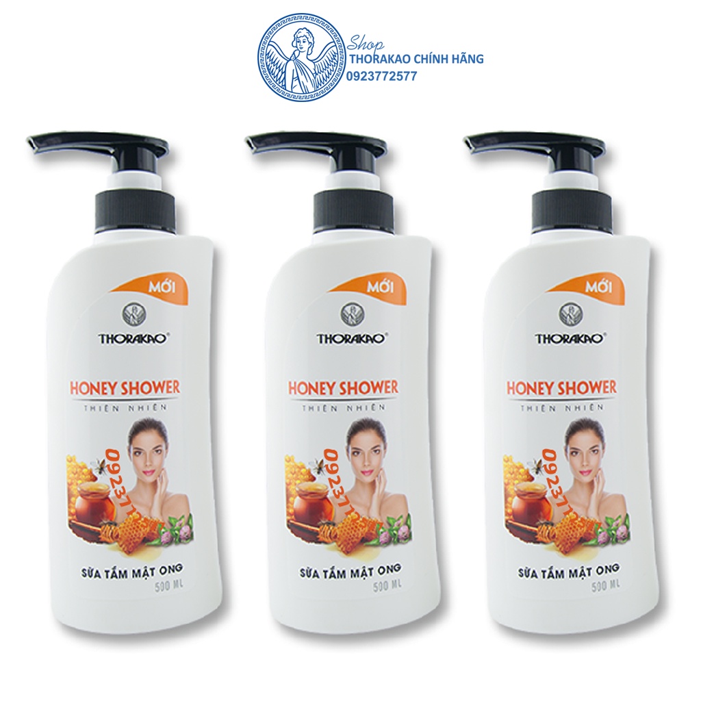 Sữa Tắm Thorakao 500ml (Mật ong - Nha đam - Hương hoa)